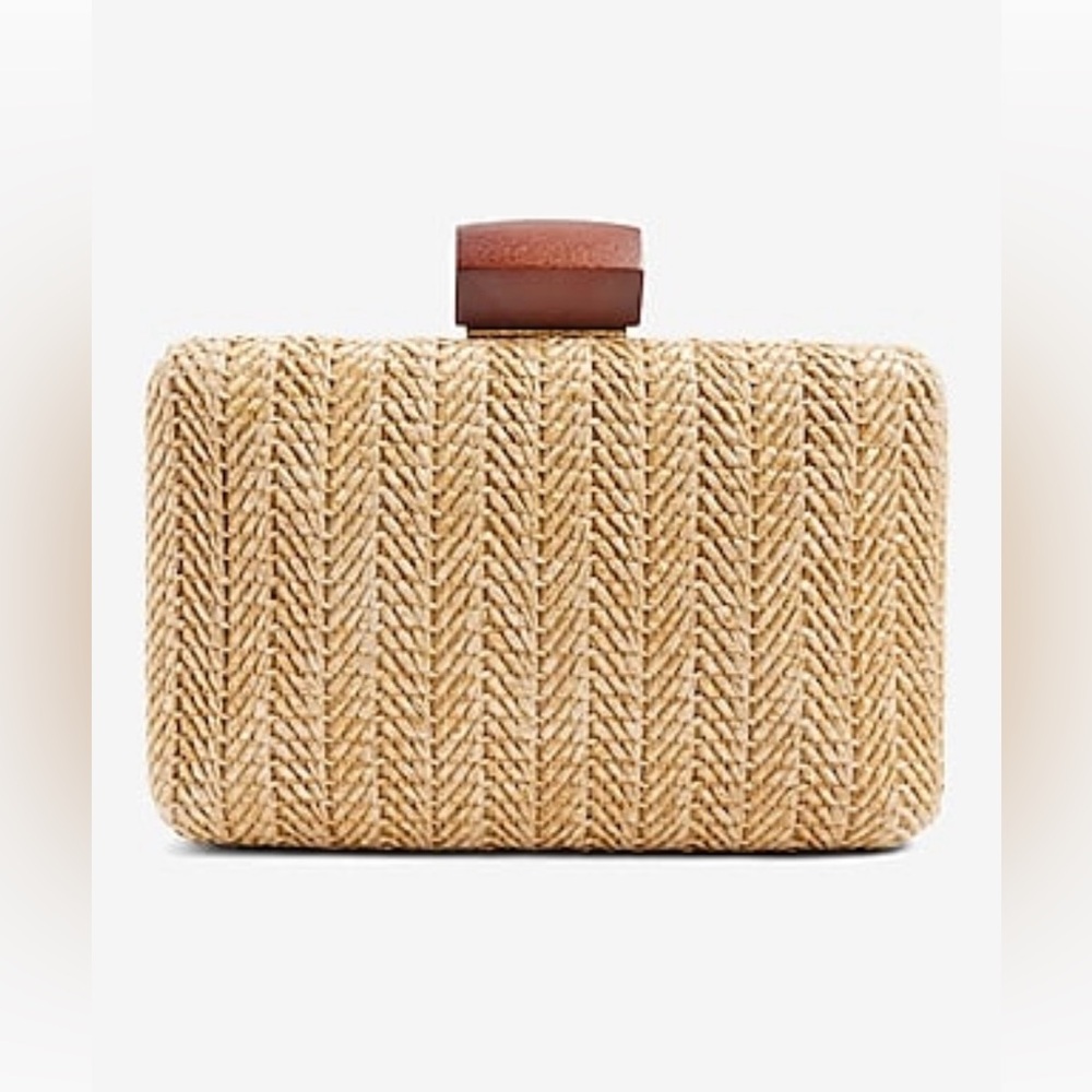 Shiraleah Natural Straw Clutch
